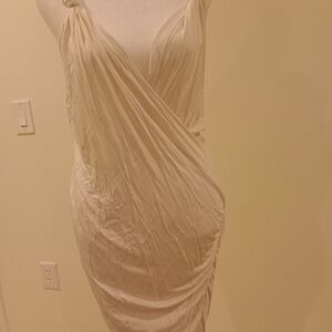 RACHEL Rachel Roy Cream Backless Dress